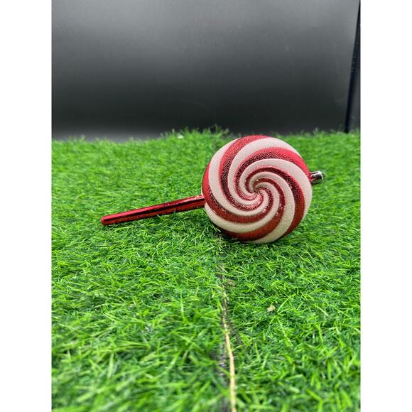 Set of 4 Candy Cane Holiday Deluxe Christmas Shatterproof Ornaments - Picture 7 of 8